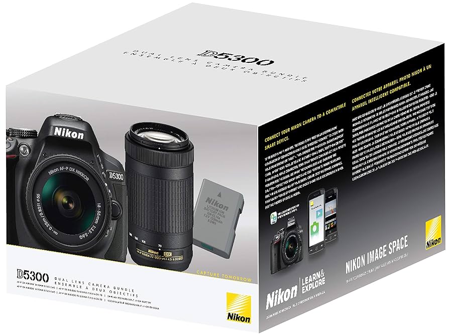 Nikon d5300セット Amazon Canada: Nikon D5300 Dual Lens Bundle (D5300 Body, AF